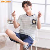 Summer New Knitted Cotton Short Sleeve