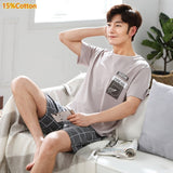Summer New Knitted Cotton Short Sleeve