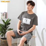 Summer New Knitted Cotton Short Sleeve