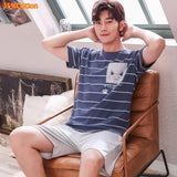 Summer New Knitted Cotton Short Sleeve
