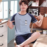 Summer New Knitted Cotton Short Sleeve