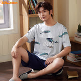 Summer New Knitted Cotton Short Sleeve