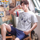 Summer New Knitted Cotton Short Sleeve