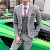 Men's Plaid leisure suit
